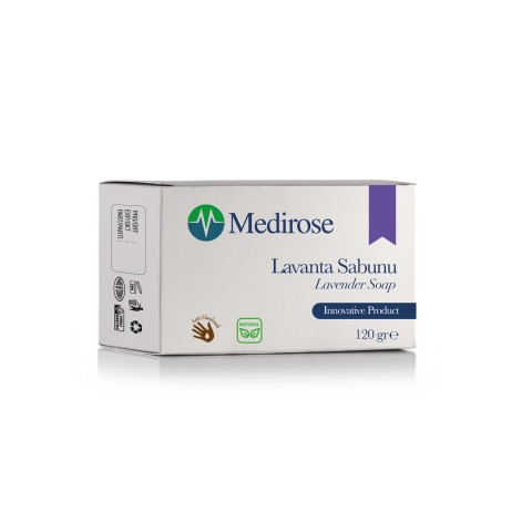 Medirose Organik Isparta Lavanta Yağlı Sabun - Yatıştırıcı & Ferahlatıcı Cilt Bakımı (120gr)