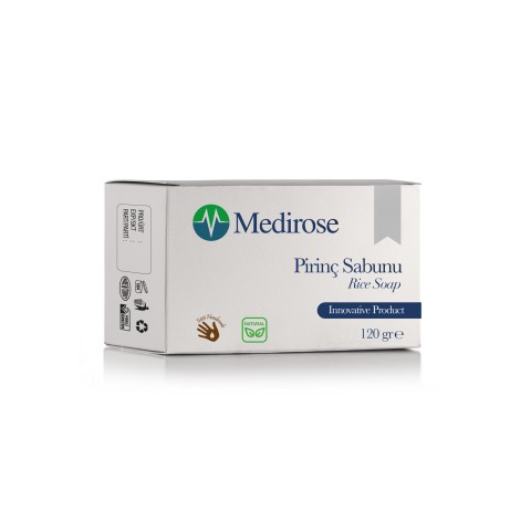 Medirose Organik Pirinç Sabunu - Cilt Tonu Eşitleyici & Aydınlatıcı Bakım (120gr)